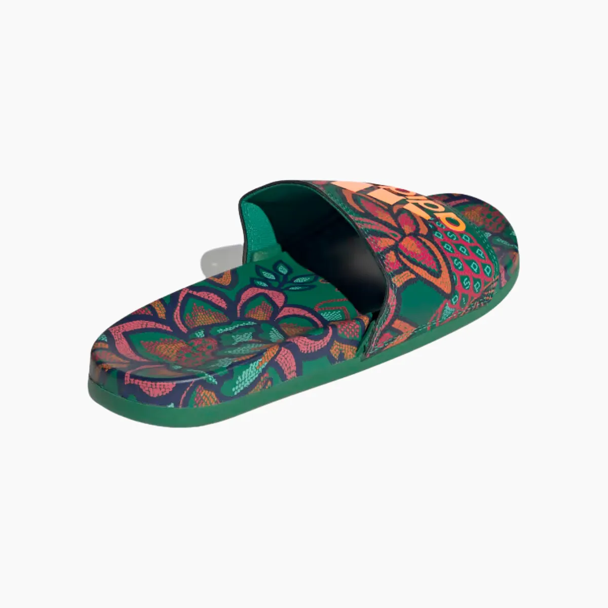 Adidas Adilette Comfort Women's Sportswear Slide -Bold Green/Signal Orange/Vivid Berry