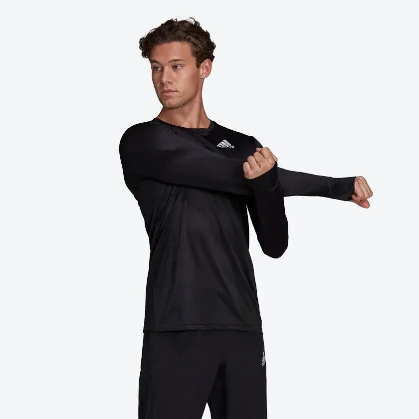 adidas Mens Own The Run Long Sleeve Running Top