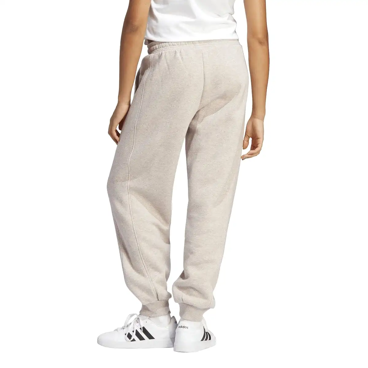 ADIDAS WOMEN'S ALL SZN FLEECE TAUPE TRACKPANTS