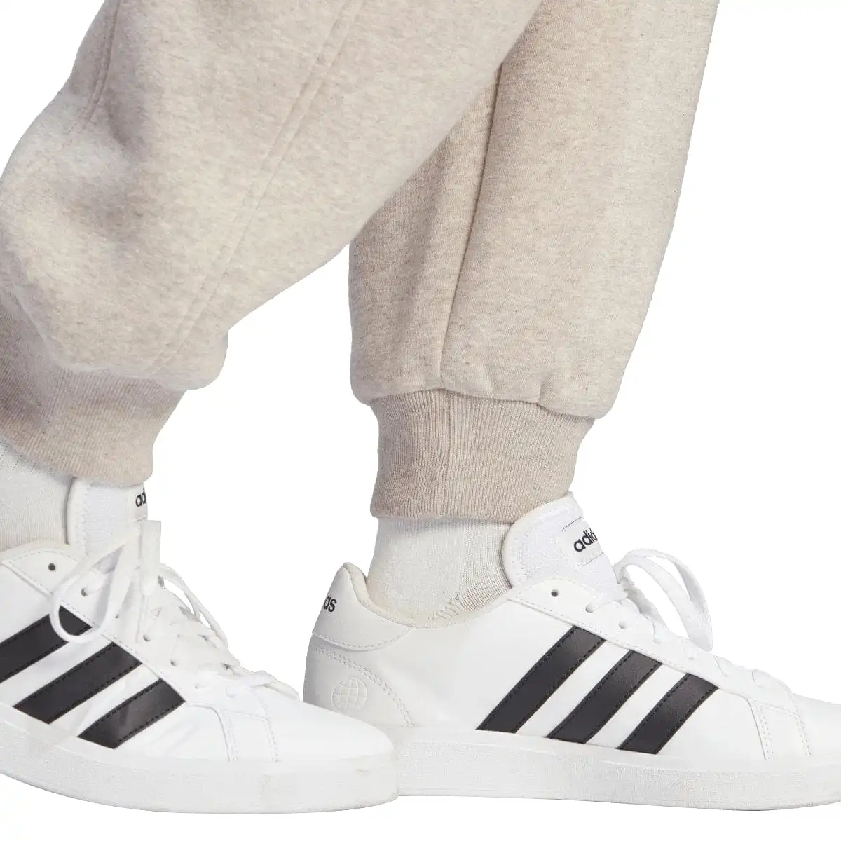 ADIDAS WOMEN'S ALL SZN FLEECE TAUPE TRACKPANTS