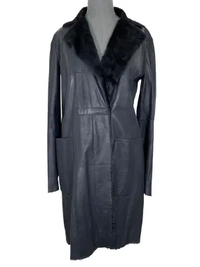 AKRIS Lambskin Fur Reversible Coat Size M