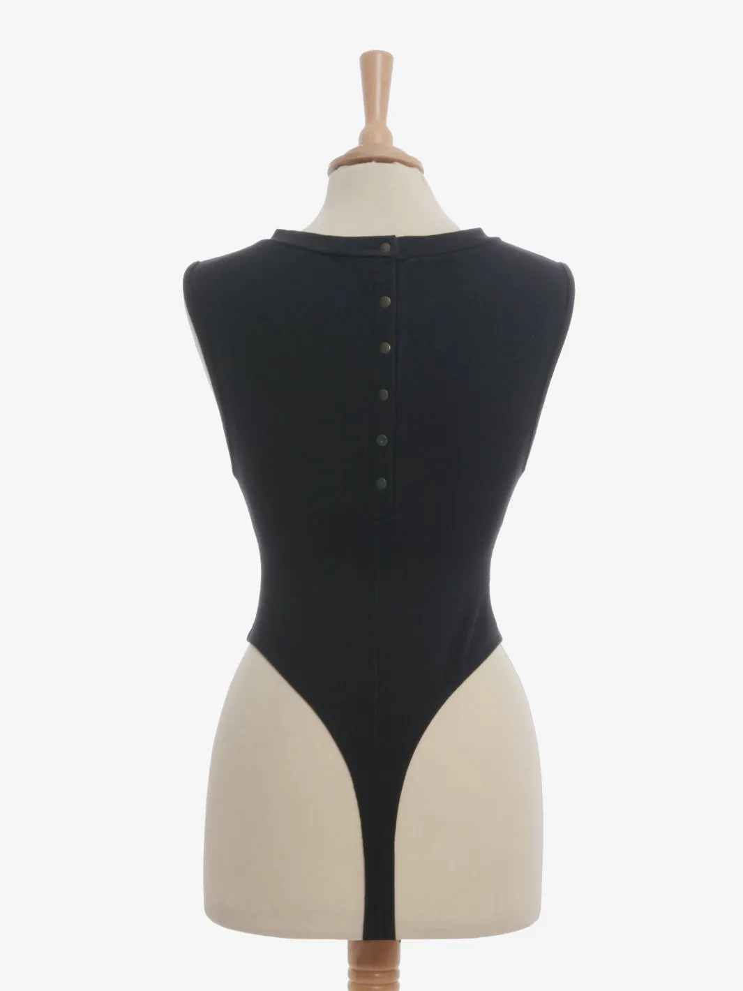 Alaa Buttoned Bodysuit - 80s