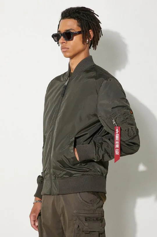 Alpha Industries bomber jacket MA-1 TT menﾒs green color