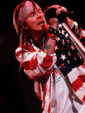 Axl Rose American Flag Jacket - New American Jackets