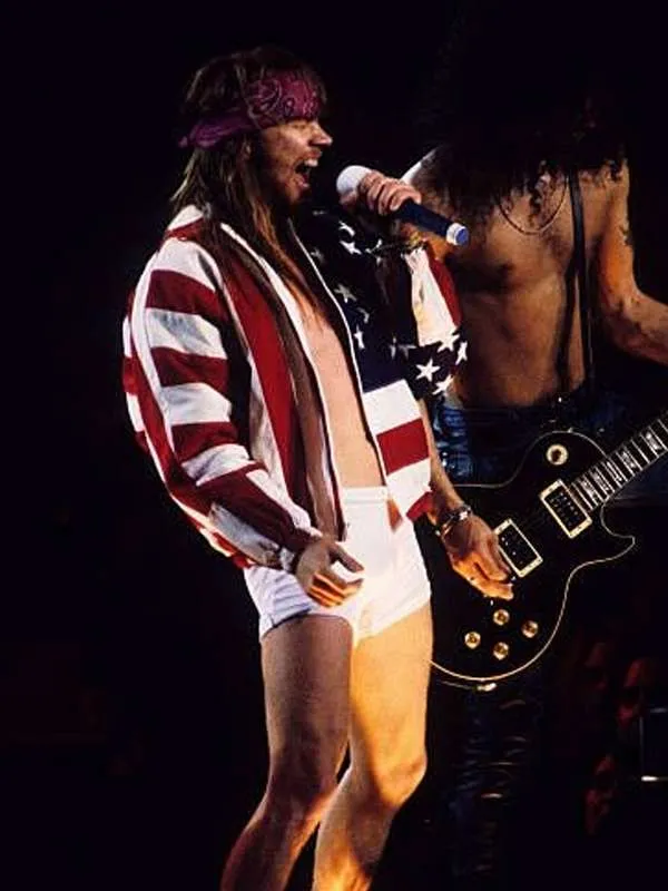 Axl Rose American Flag Jacket - New American Jackets