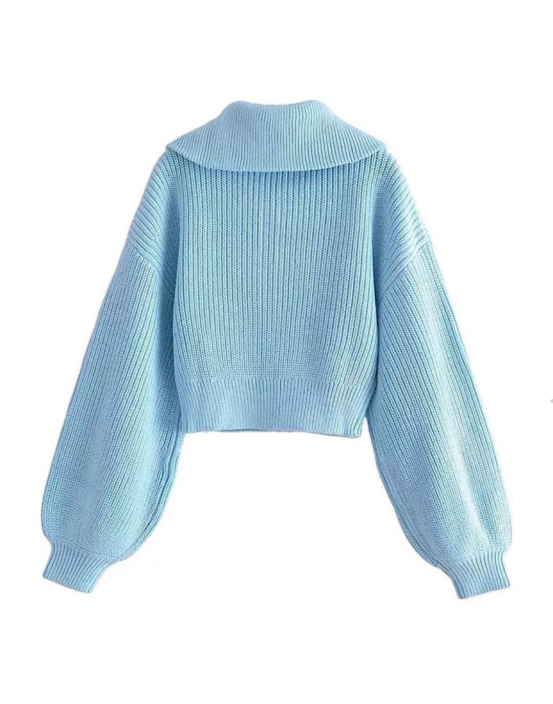 Big Sleeve Cropped Sweater