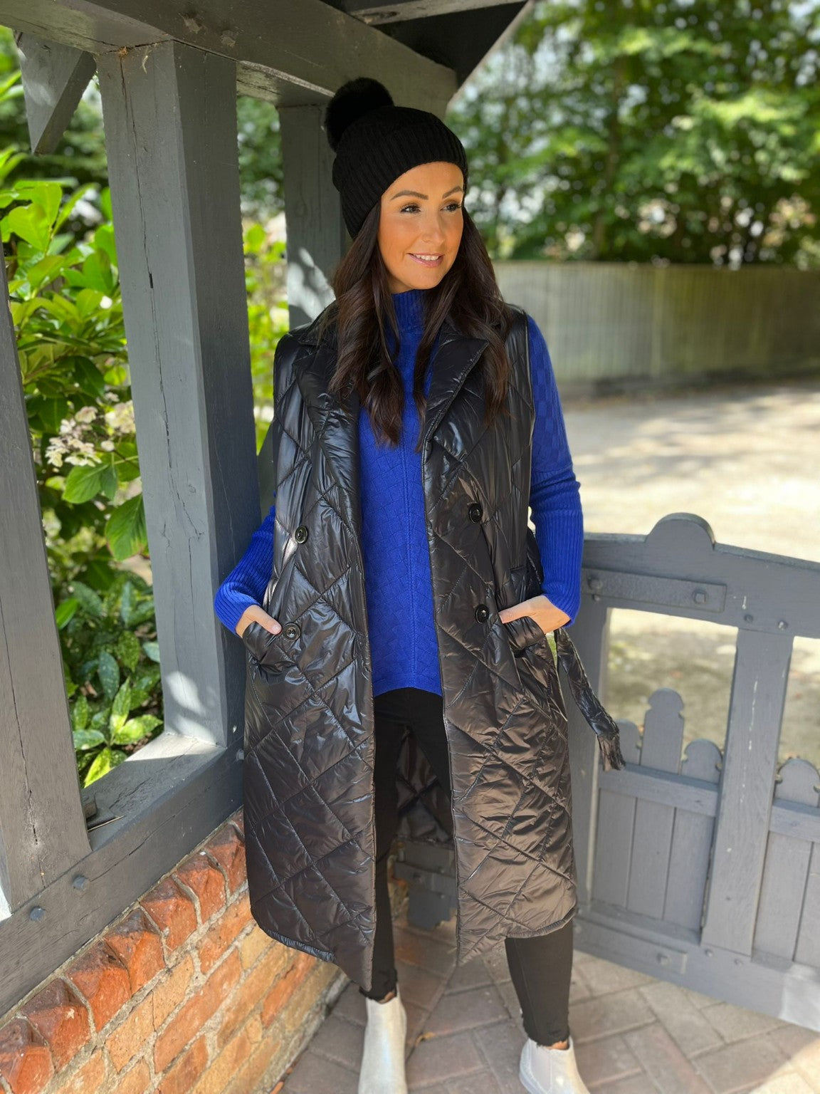 Black Belted Gilet Mary