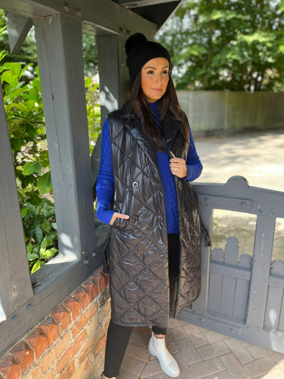 Black Belted Gilet Mary