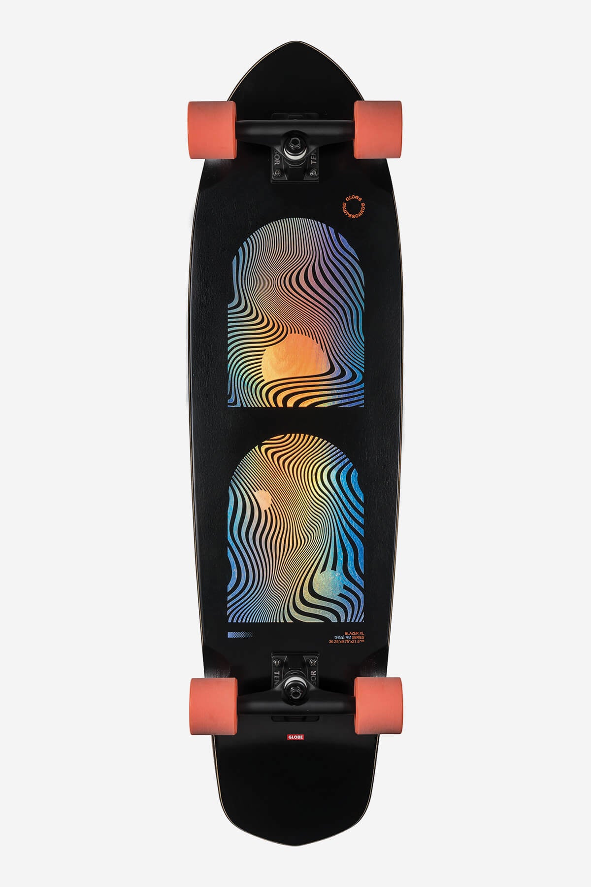 Blazer XL - Black/Orange - 36.25 Cruiserboard