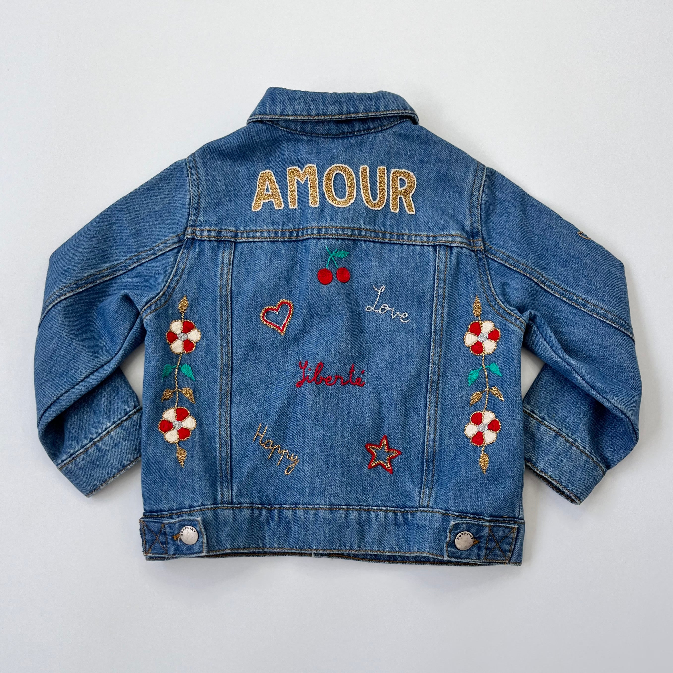 Bonpoint x Csao Embellished Denim Jacket: 4 Years