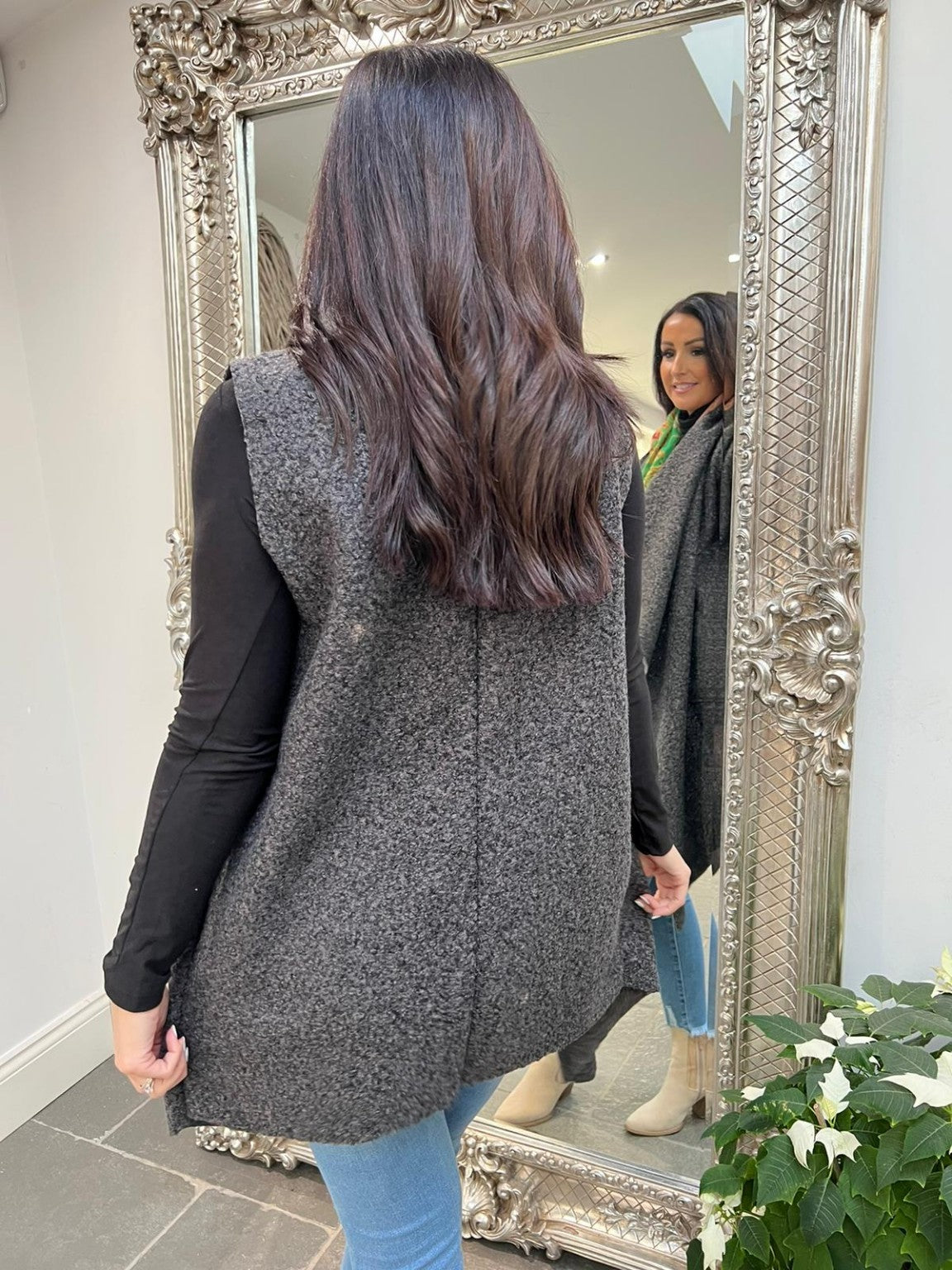 Boucle Waterfall Gilet Rebecca