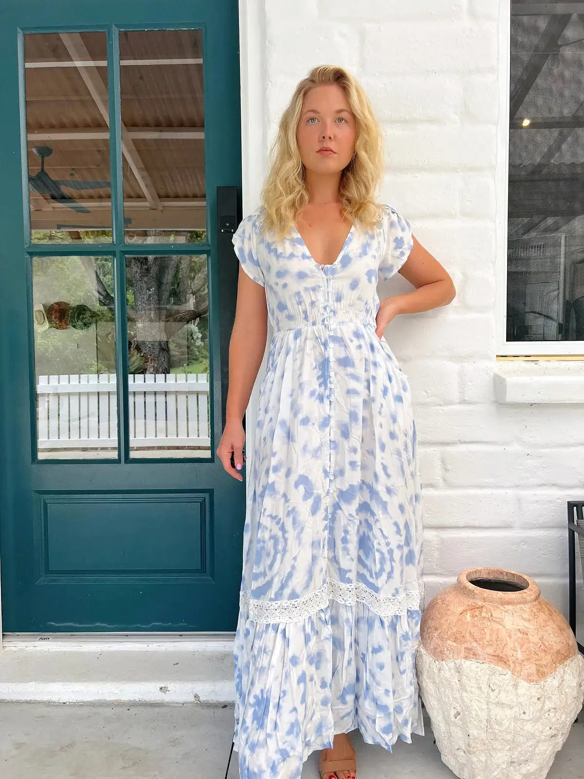 Carmen Maxi Dress - Cloud Nine Collection