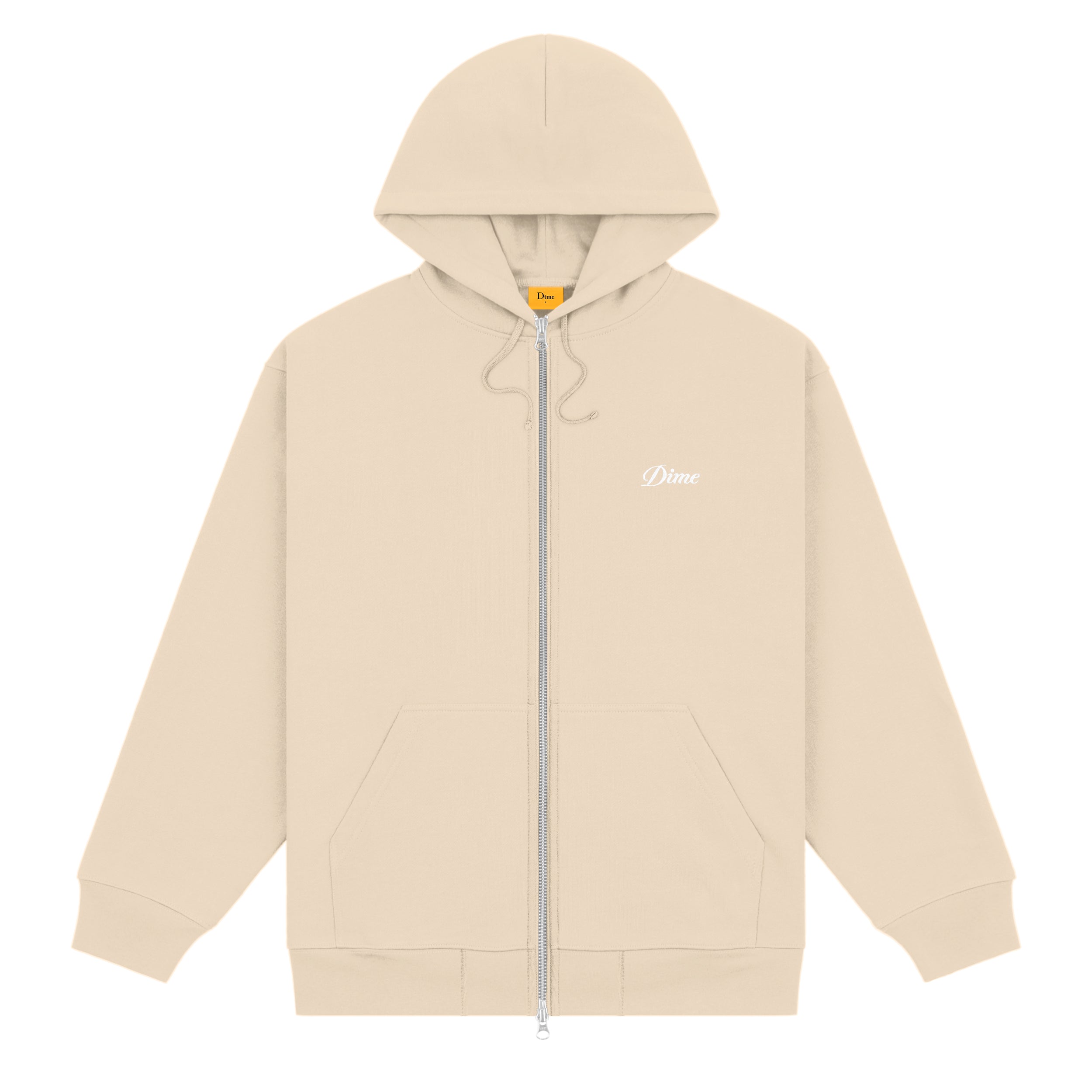 Cursive Zip Hoodie