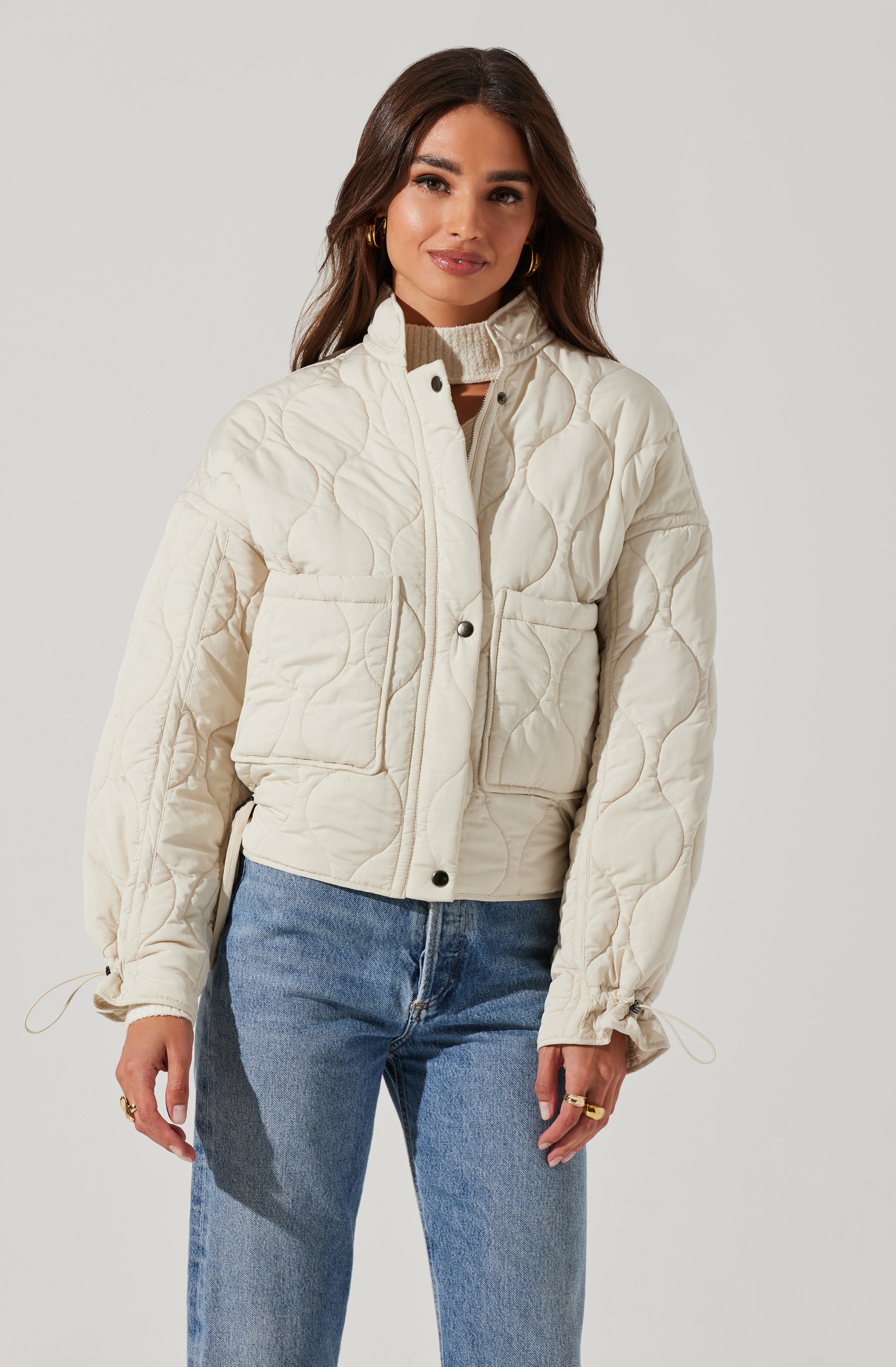 Dalia Quilted Cinched Jacket