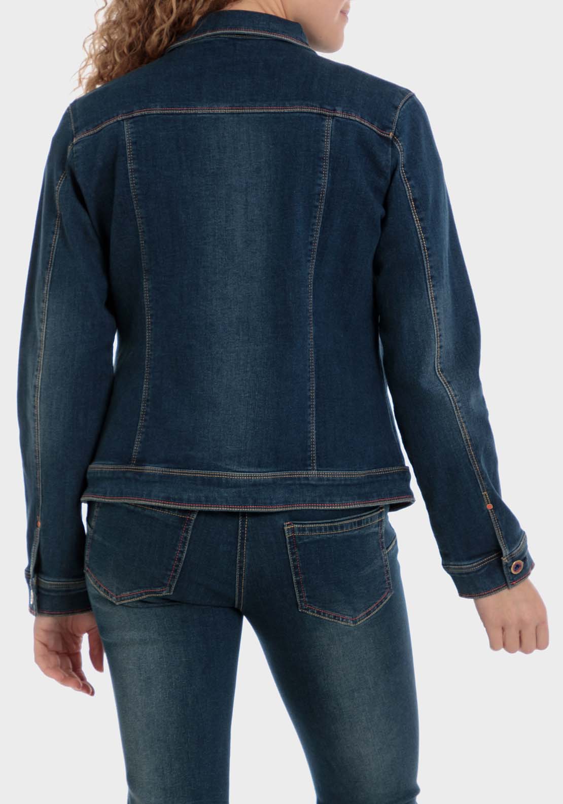 Denim Topstitch Jacket