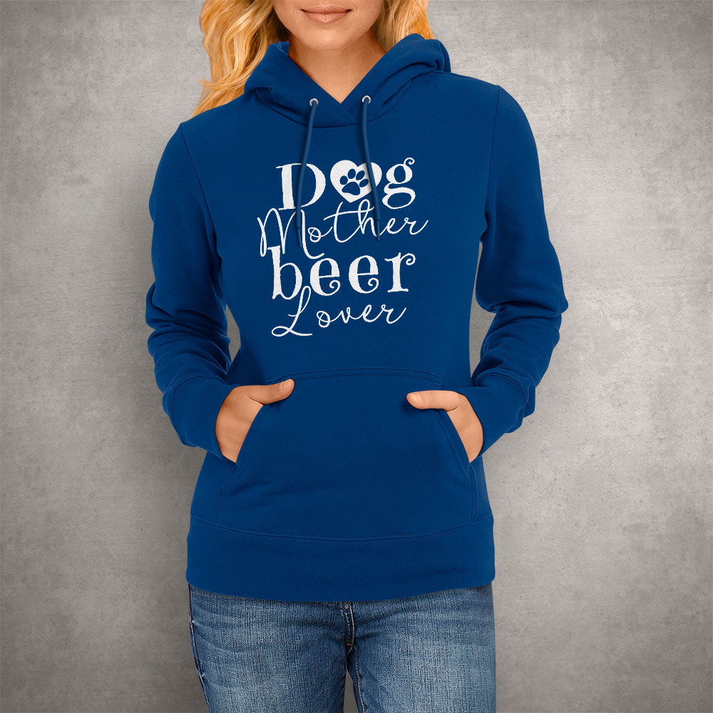 Dog Mother Beer Lover Hoodie