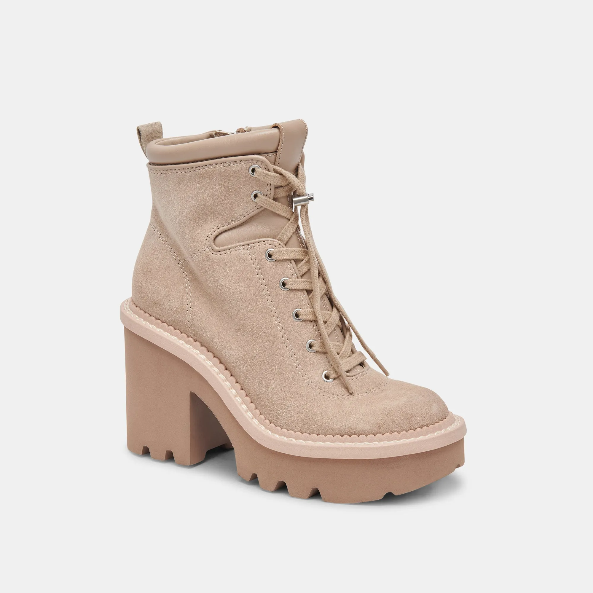 DOMMIE BOOTS TAUPE SUEDE