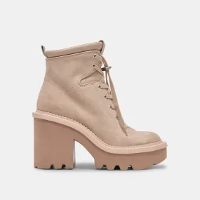 DOMMIE BOOTS TAUPE SUEDE