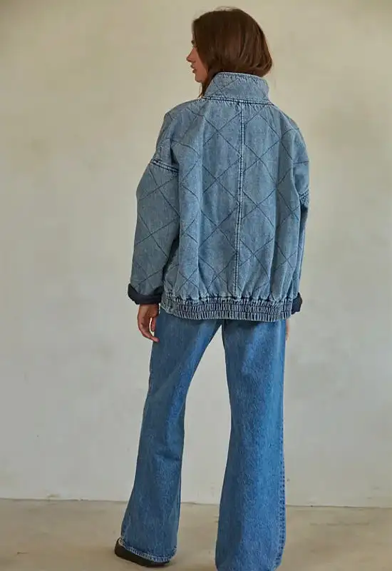 Eclipse Denim Jacket - Denim Blue