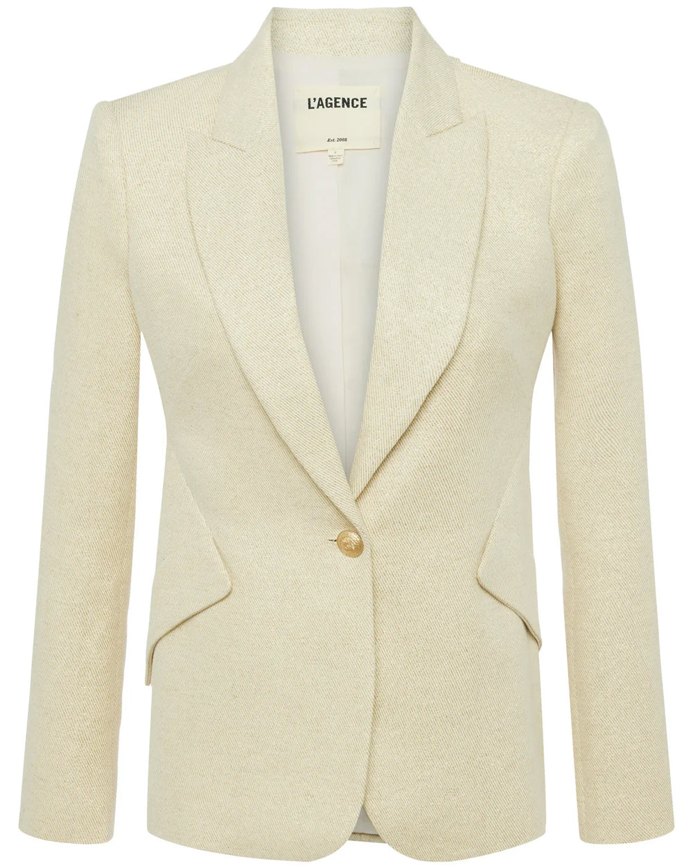 Ecru and Gold Chamberlain Blazer