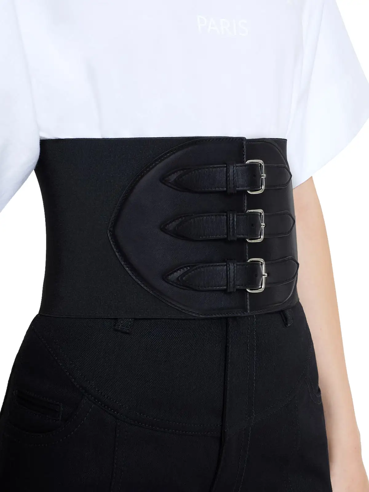 ELASTICIZED CORSET BELT