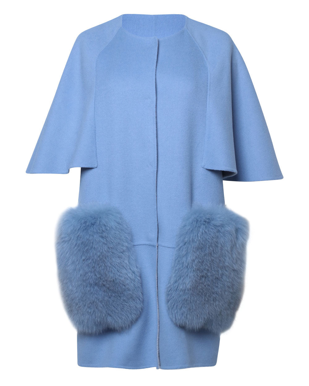 Fox Pocket Caplet in Baby Blue