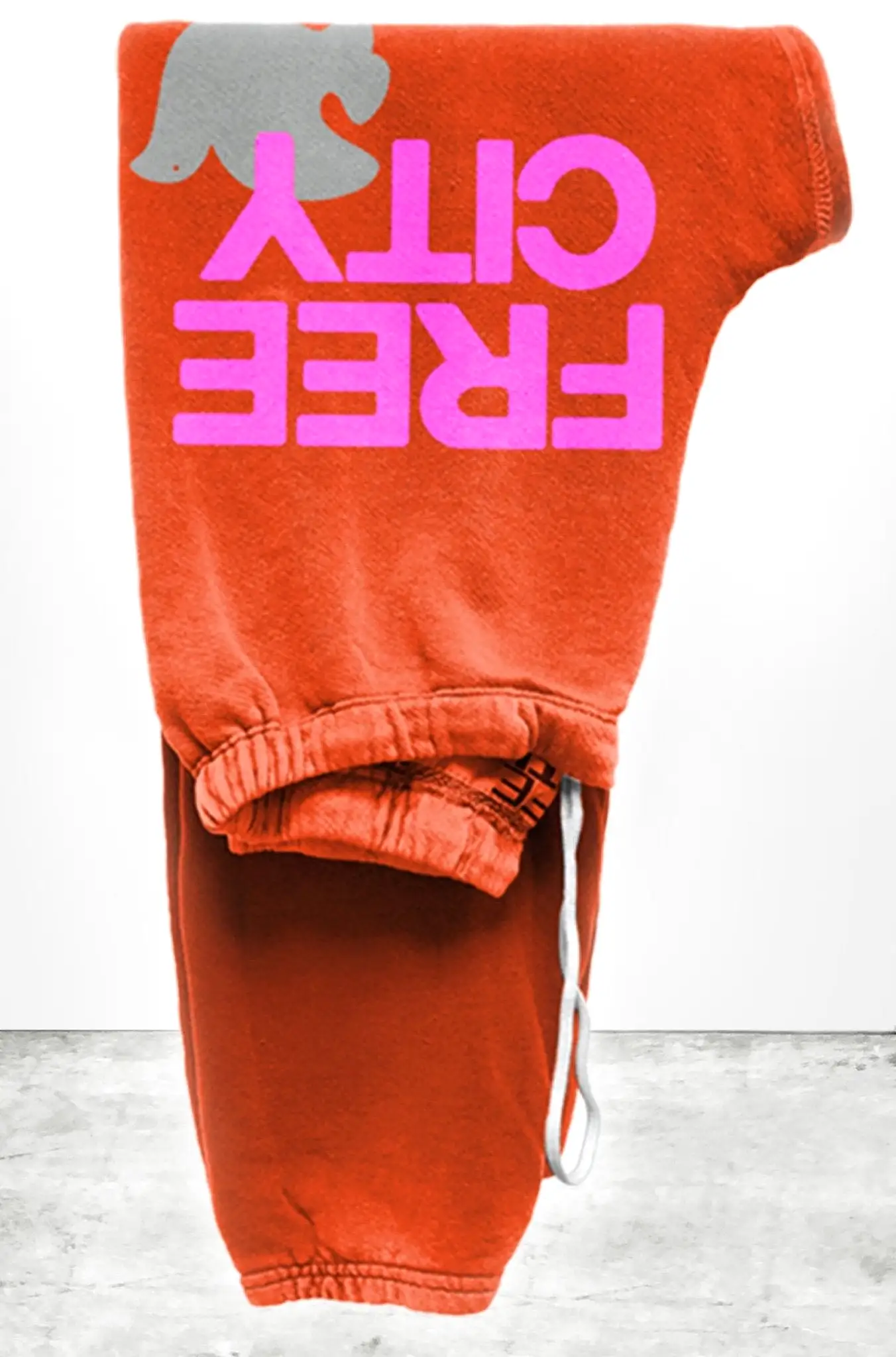 FREECITY LARGE SWEATPANT IN ORANGE