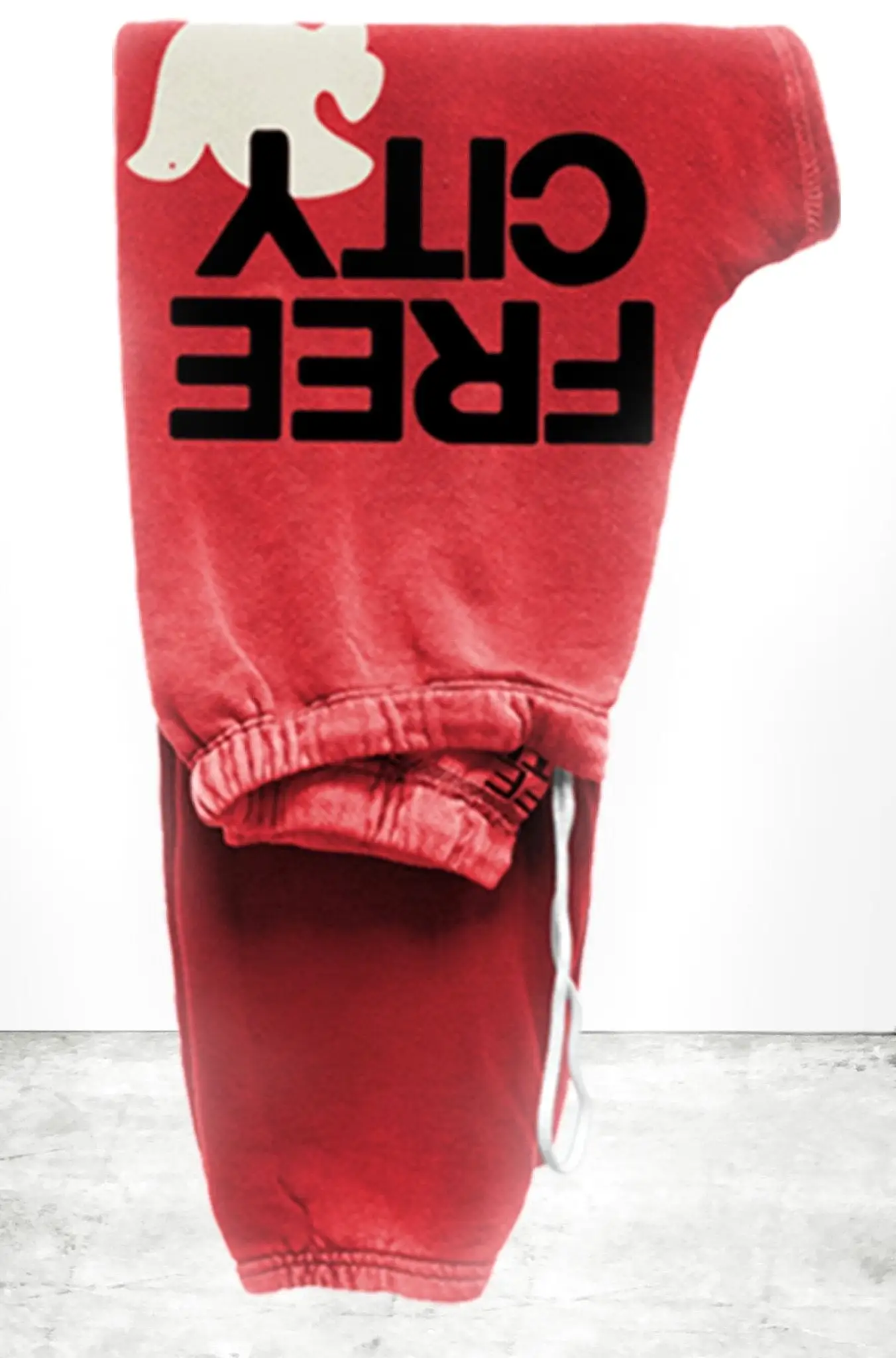 FREECITY LARGE SWEATPANT IN RED