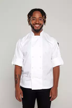 Generic White Chef jackets Long sleeve