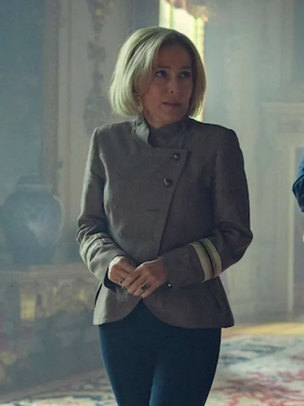 Gillian Anderson Scoop 2024 Jacket - New American Jackets