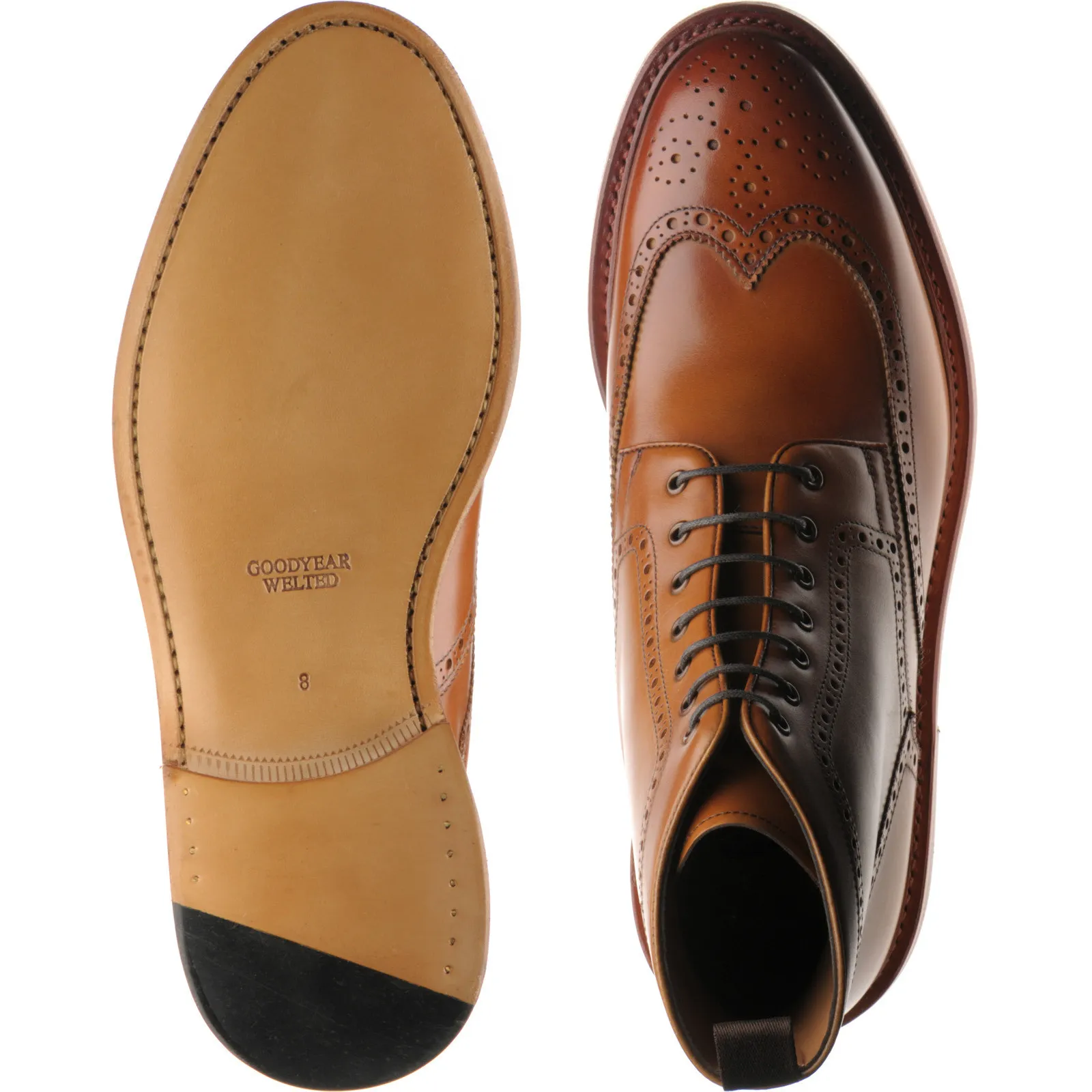 Hanbury brogue boots