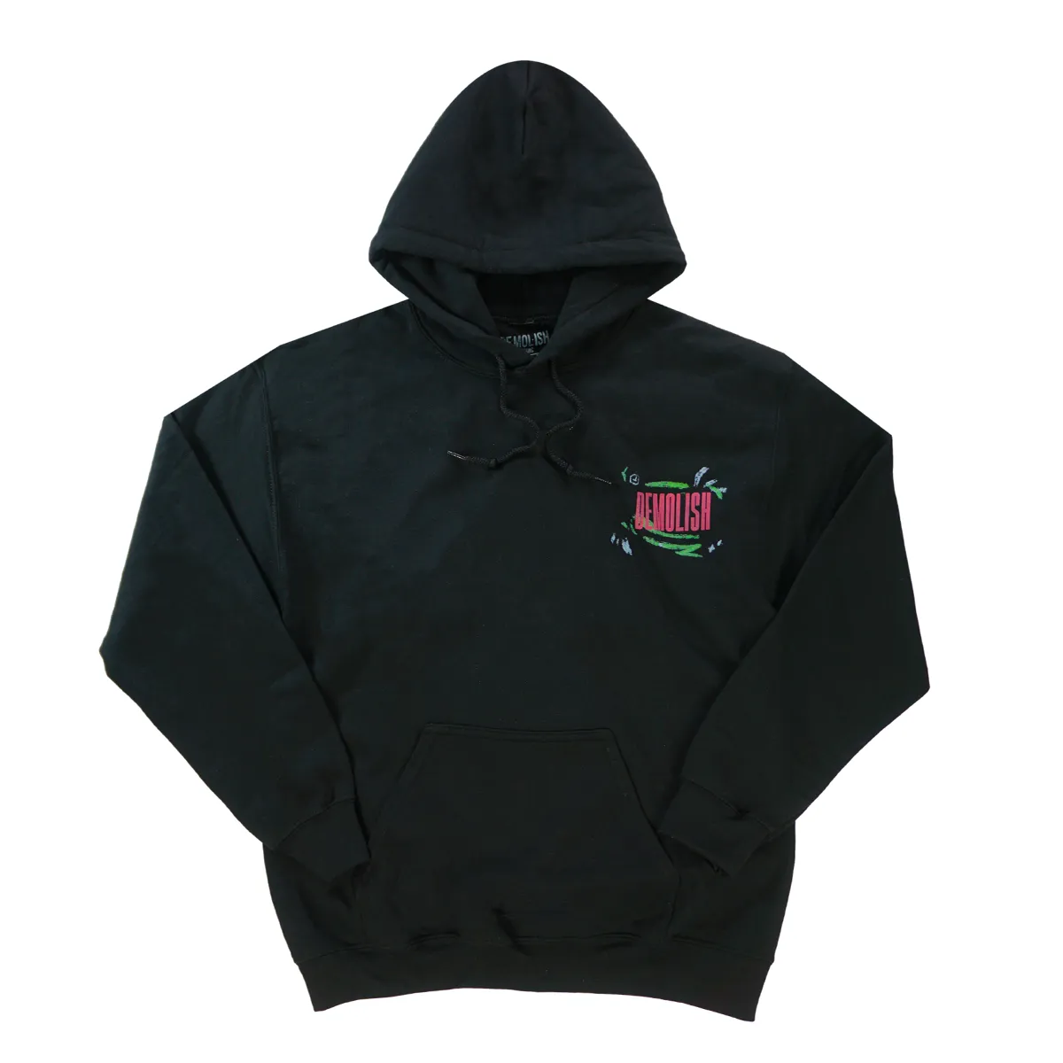 Hang Over On Life Hoodie (Blk/Pink/Grn) /C8