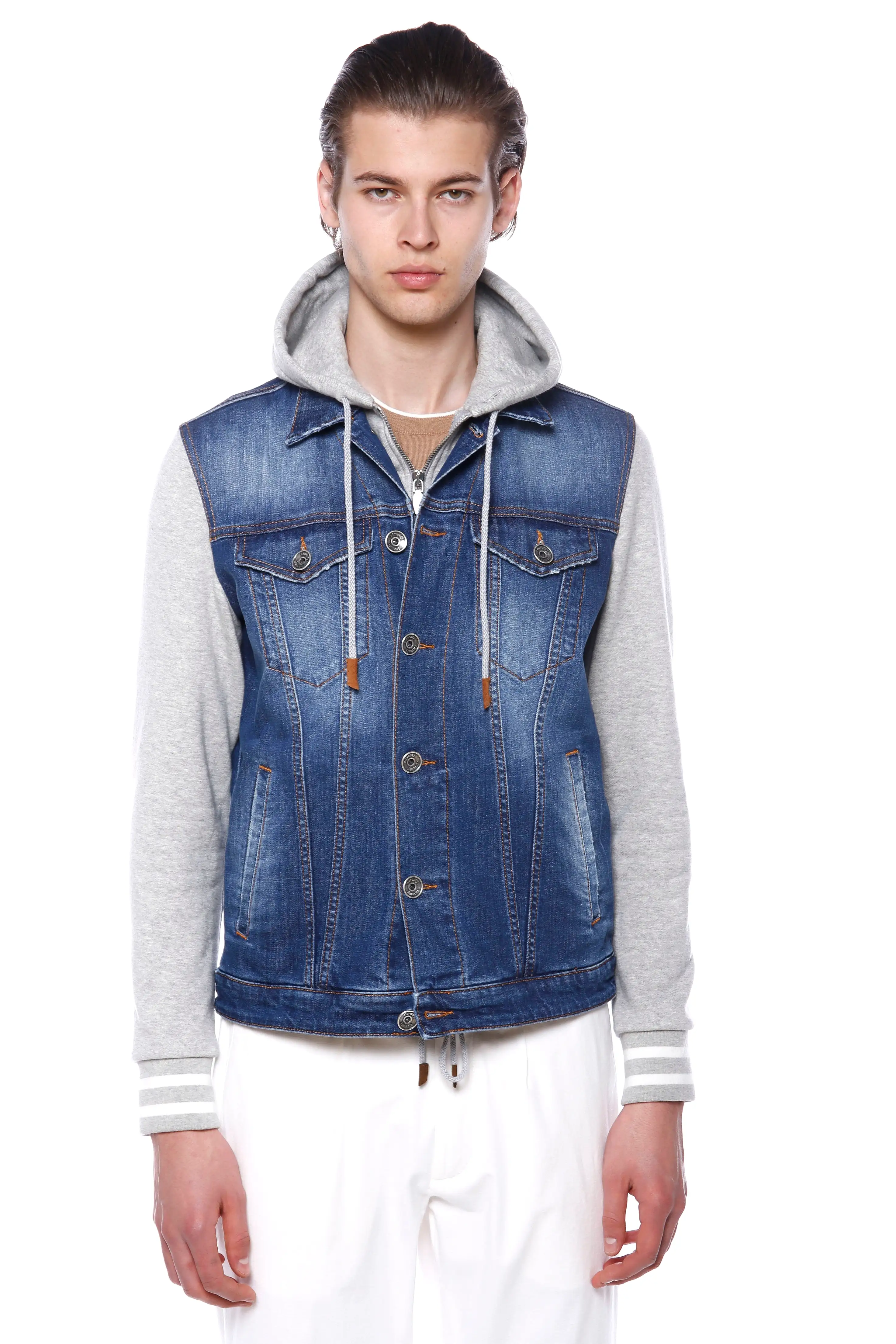 Hooded Denim Jacket