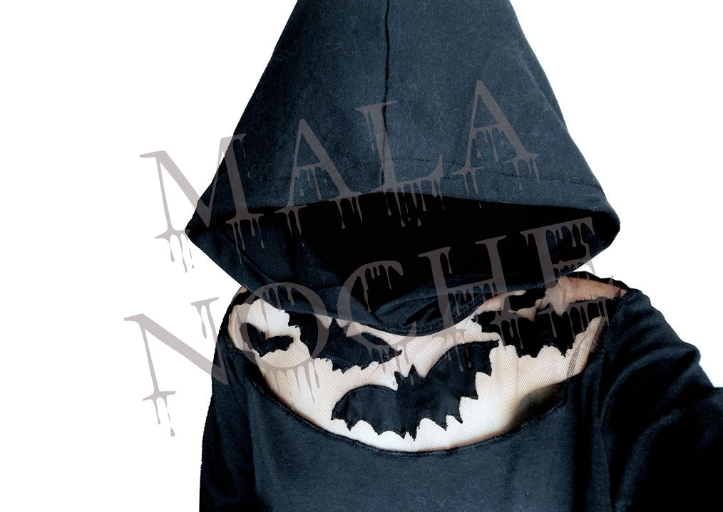 Hoodie Bats Mesh