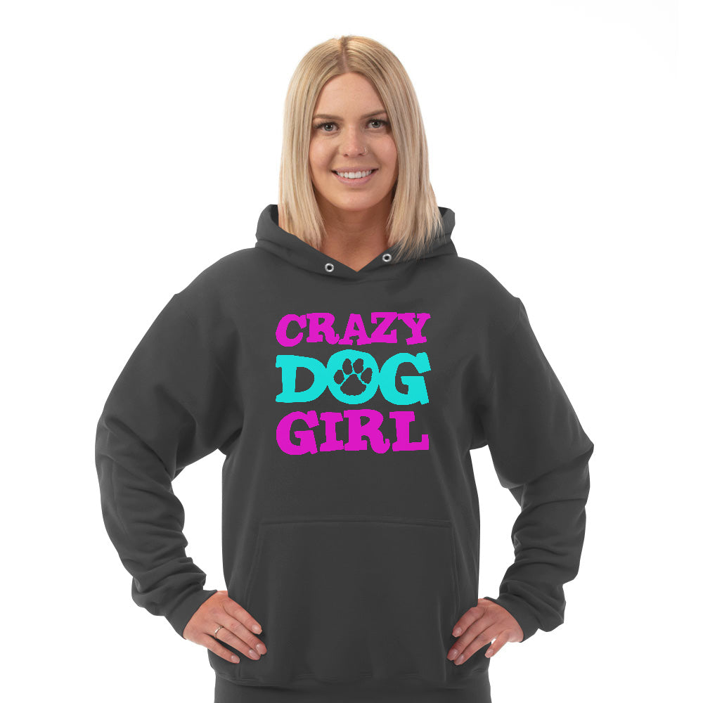 Hoodie Crazy Dog Girl