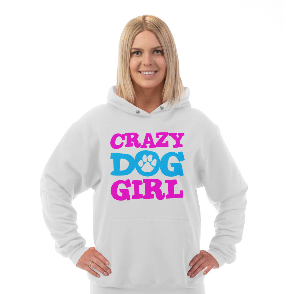 Hoodie Crazy Dog Girl