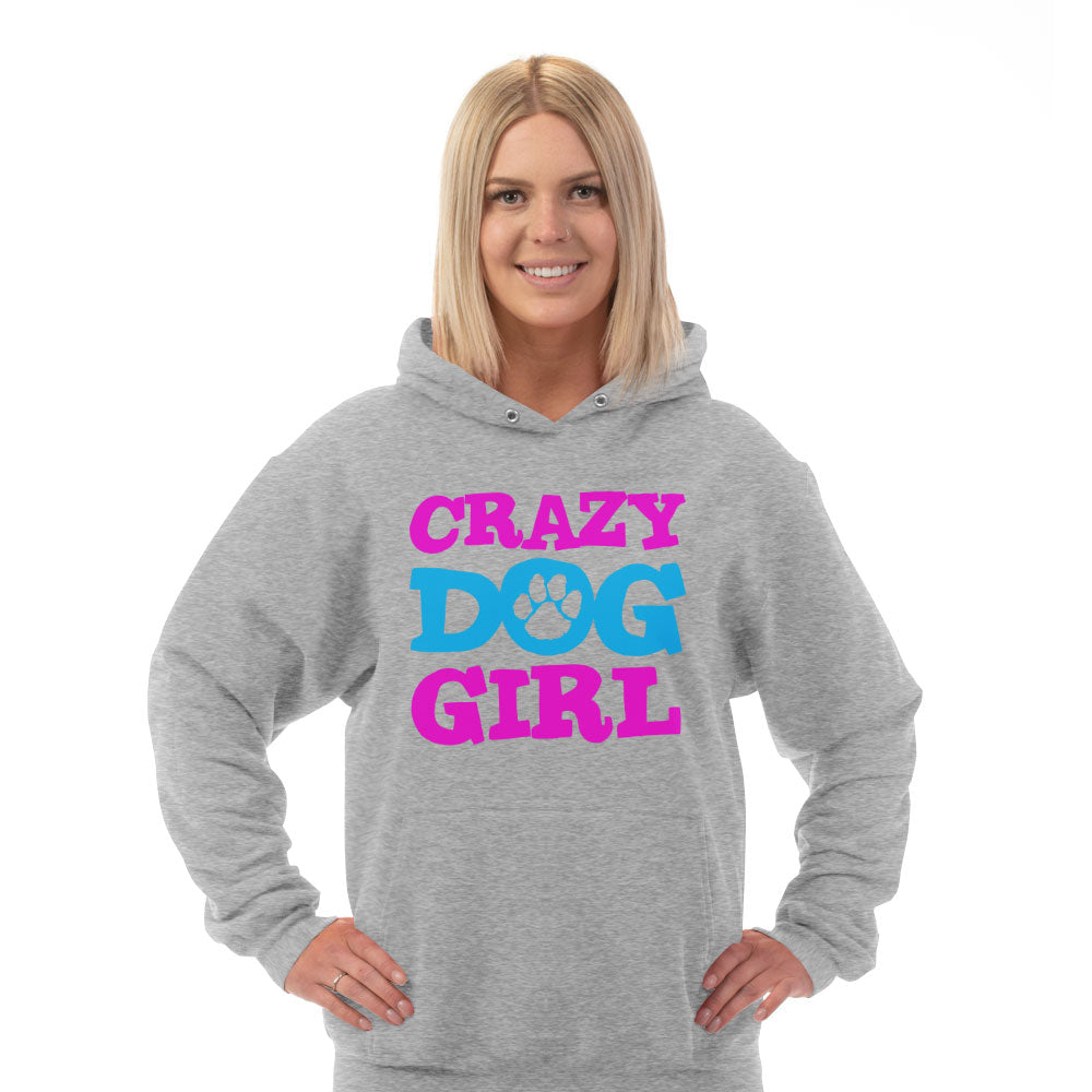 Hoodie Crazy Dog Girl