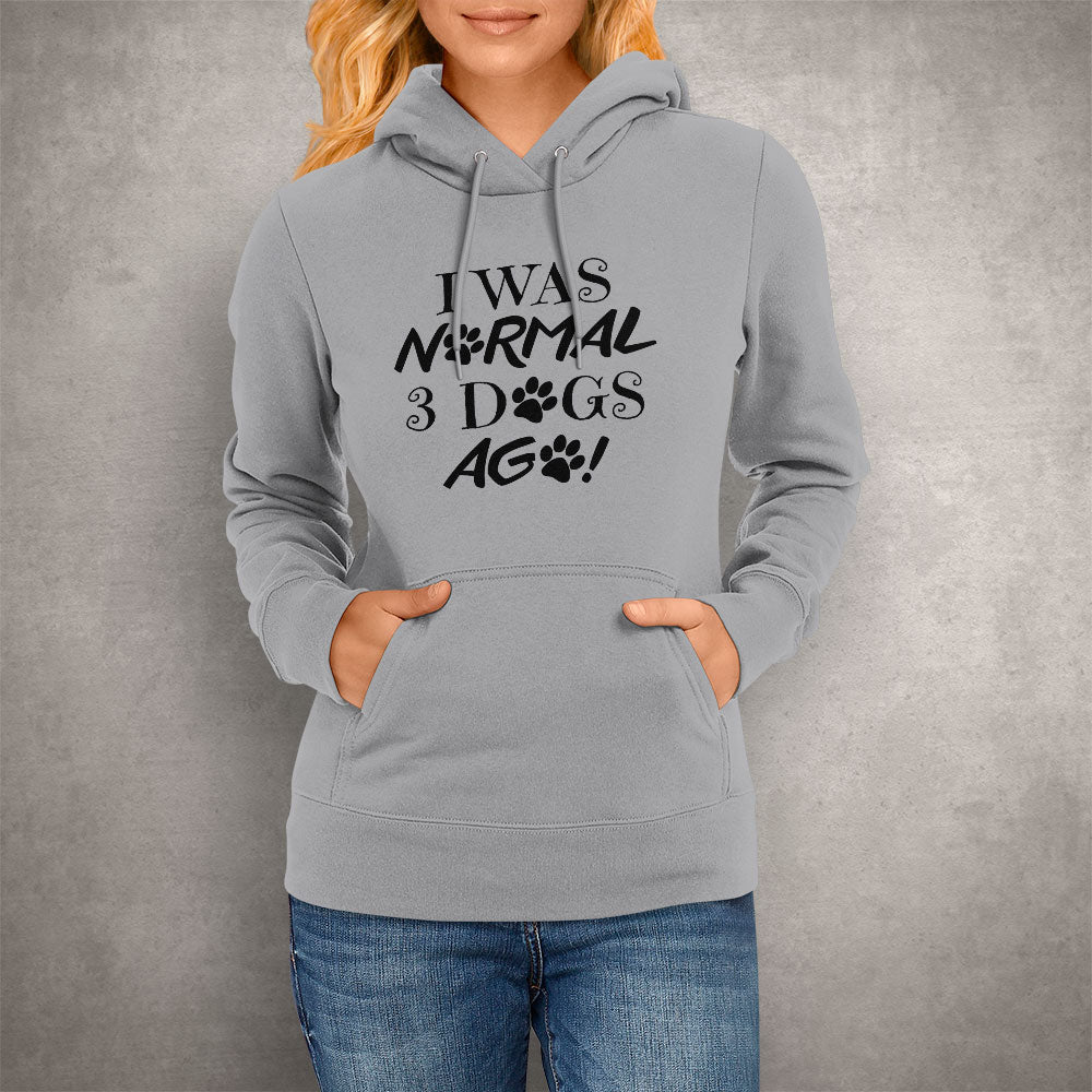 I Was Normal 3 Dogs Ago  Hoodie