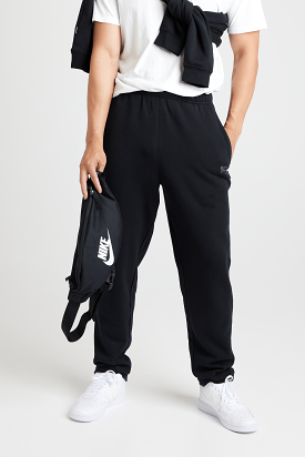 INSPORT MEN'S ASPEN BLACK TRACKPANTS (OPEN LEG)