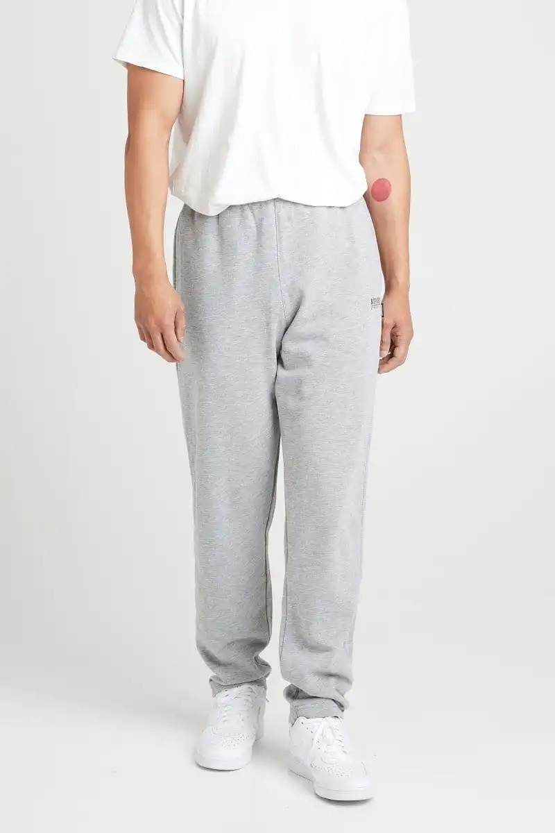 INSPORT MEN'S ASPEN GREY TRACKPANTS (OPEN LEG)