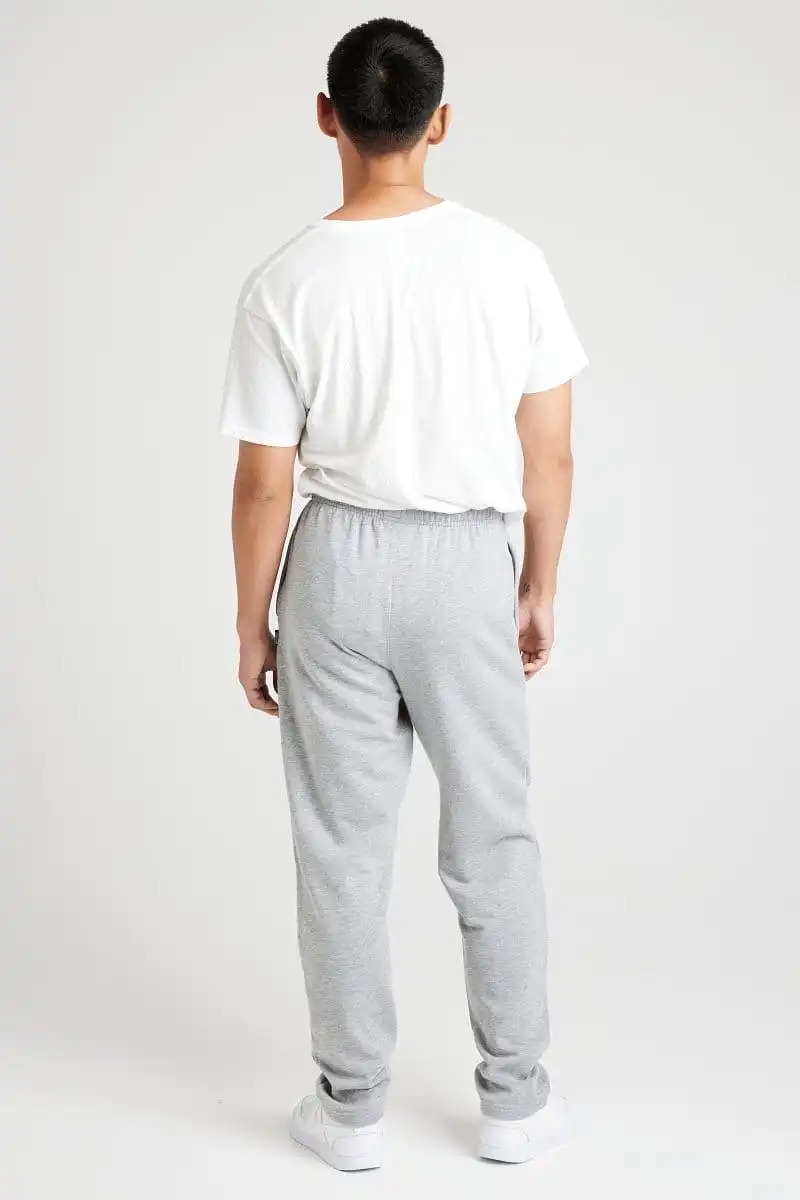 INSPORT MEN'S ASPEN GREY TRACKPANTS (OPEN LEG)