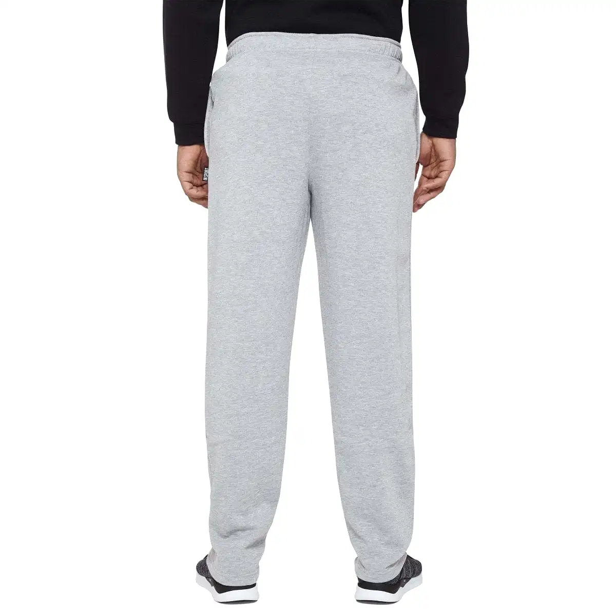 INSPORT MEN'S ASPEN GREY TRACKPANTS (OPEN LEG)