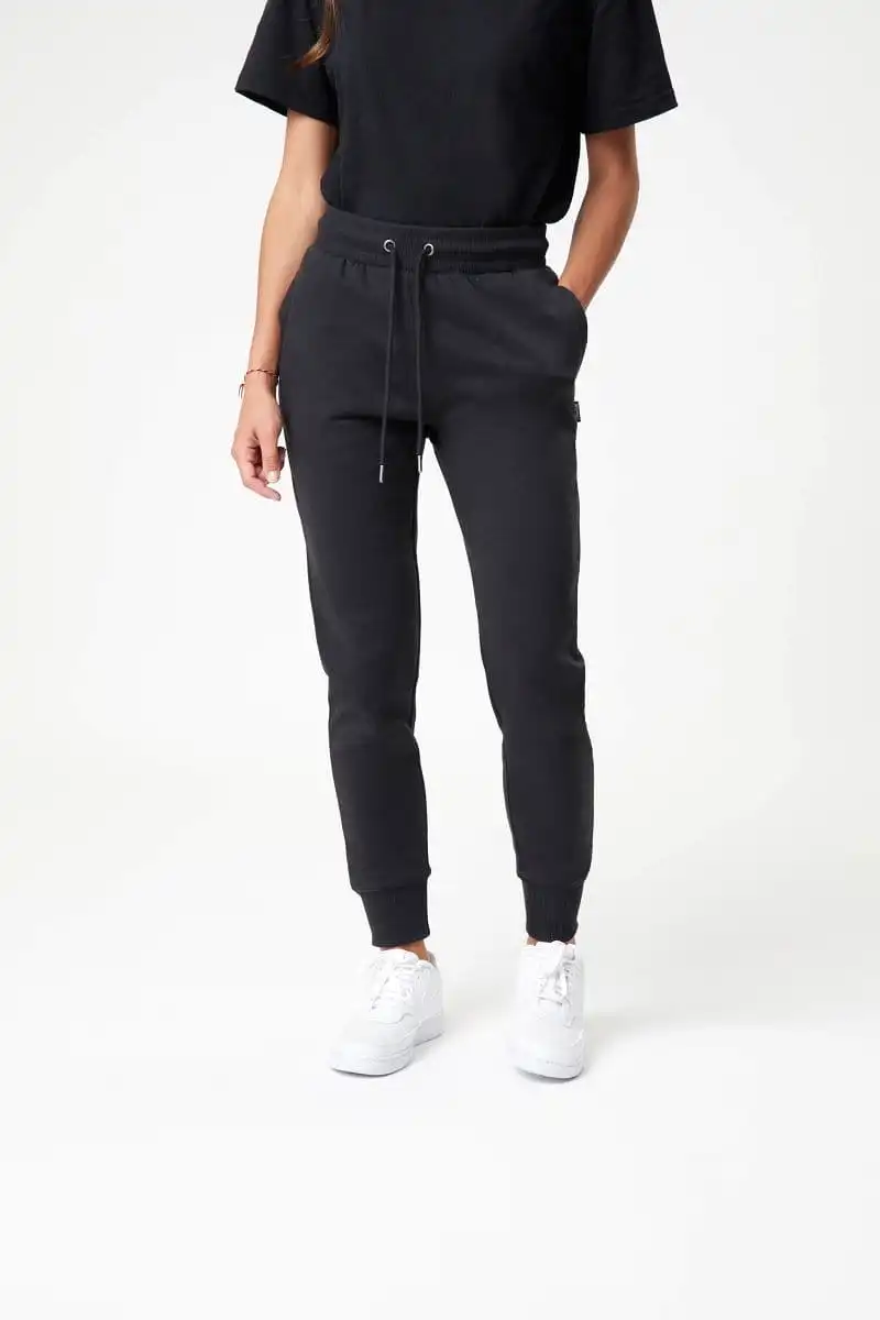 INSPORT WOMEN'S CHLOE SLIM FIT BLACK TRACKPANTS