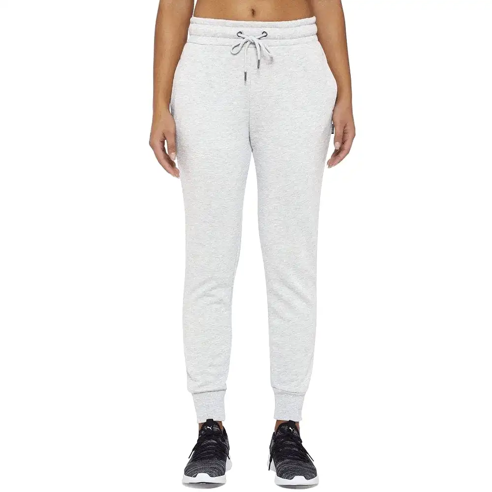 INSPORT WOMEN'S CHLOE SLIM FIT WHITE MARLE TRACKPANTS