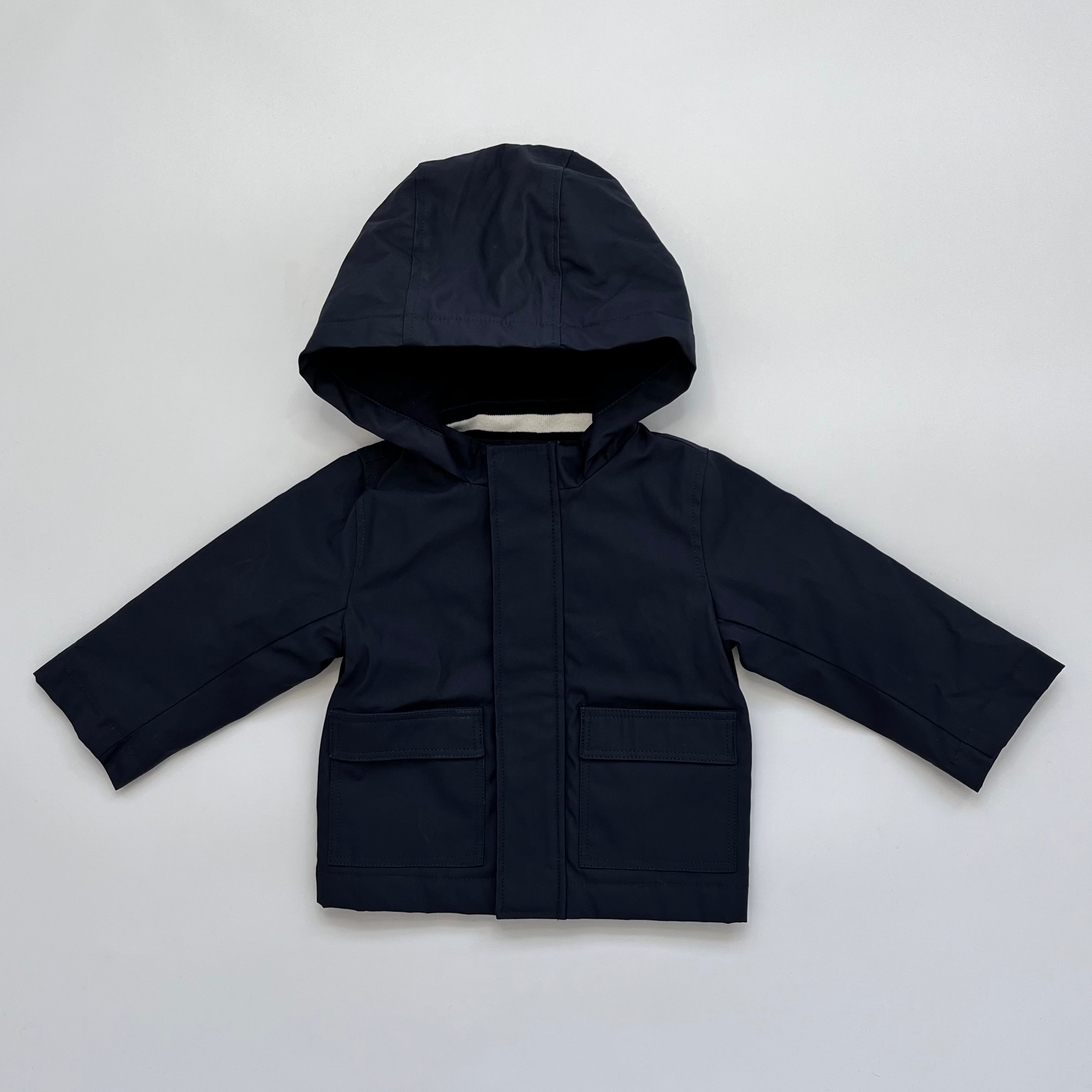 Jacadi Navy Waterproof Coat: 12 Months