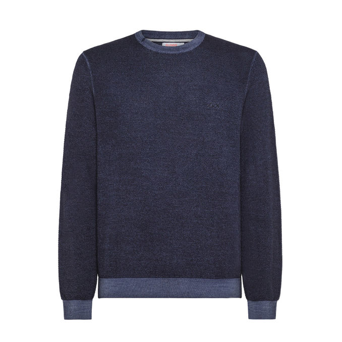 KNIT ROUND VINTAGE Man Navy