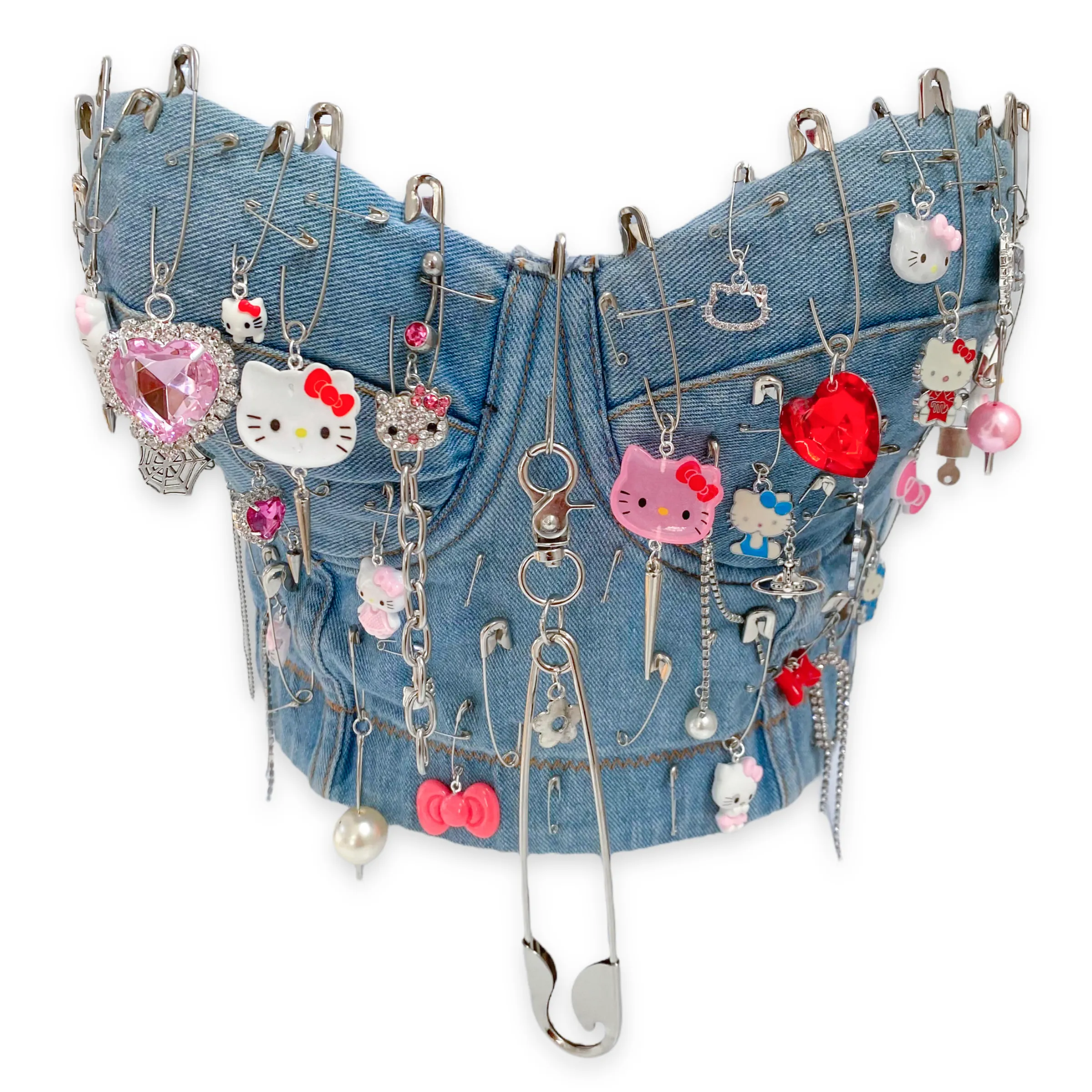 LARGE HELLO KITTY CHARM CORSET