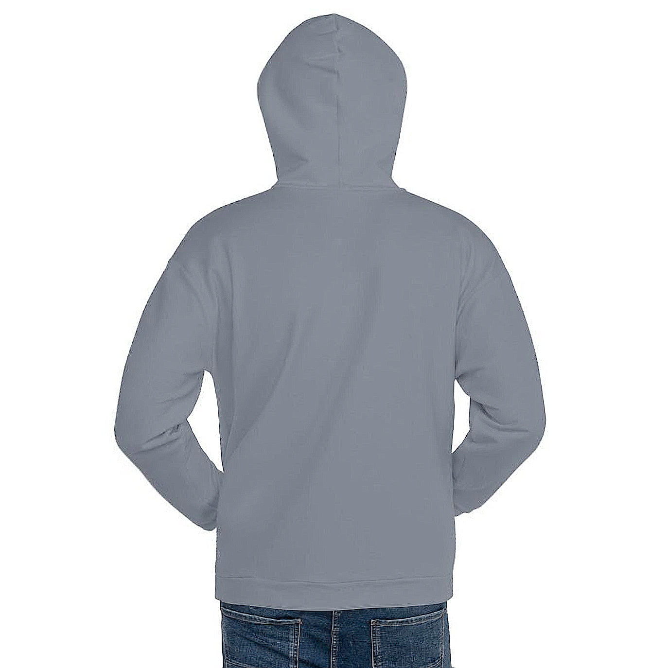 LOVE ERODED 3D PRINT HOODIE - CLOUDY BLUE