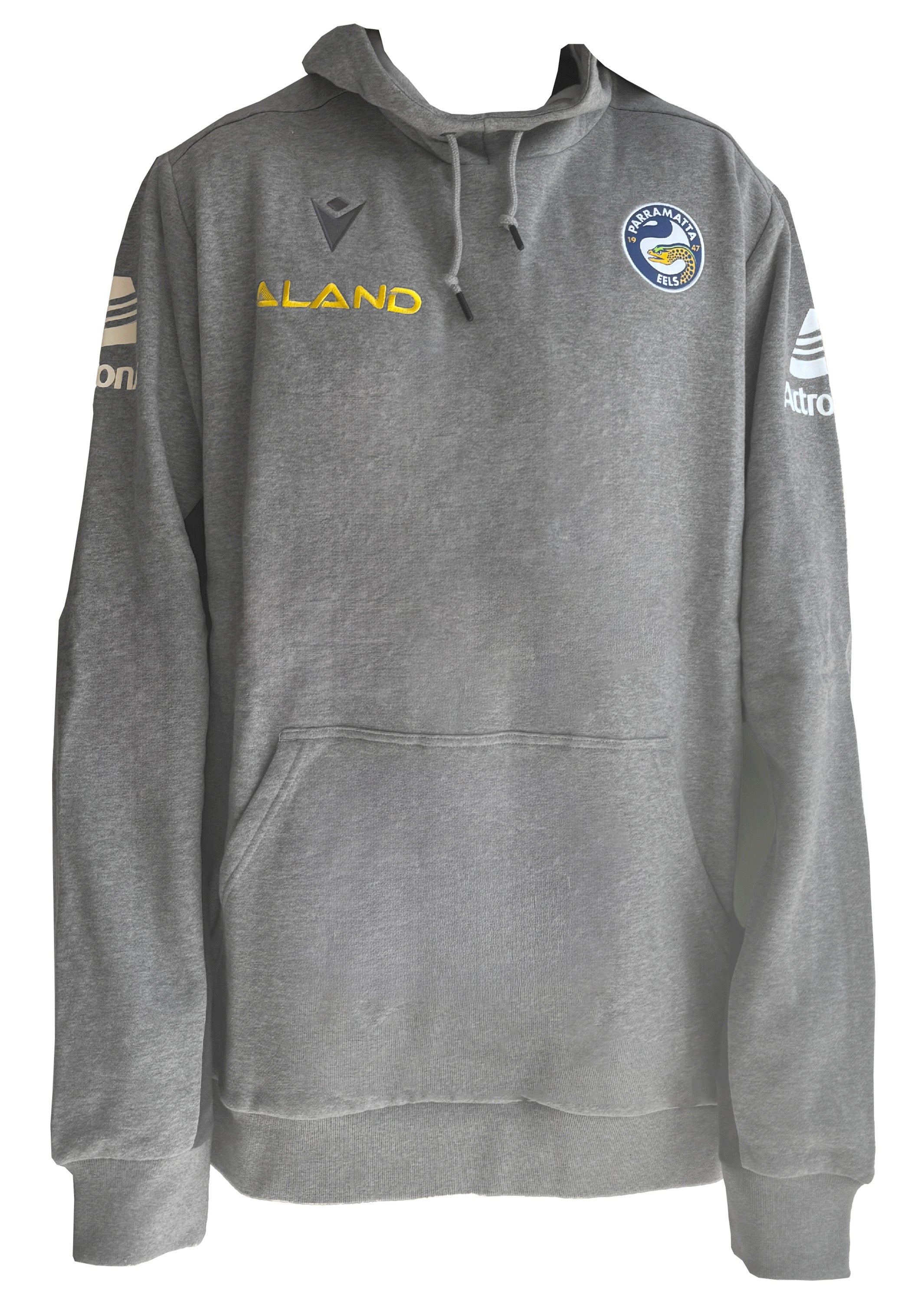 Macron Mens Paramatta Eels Travel Sweat Hoodie <BR> 58565660