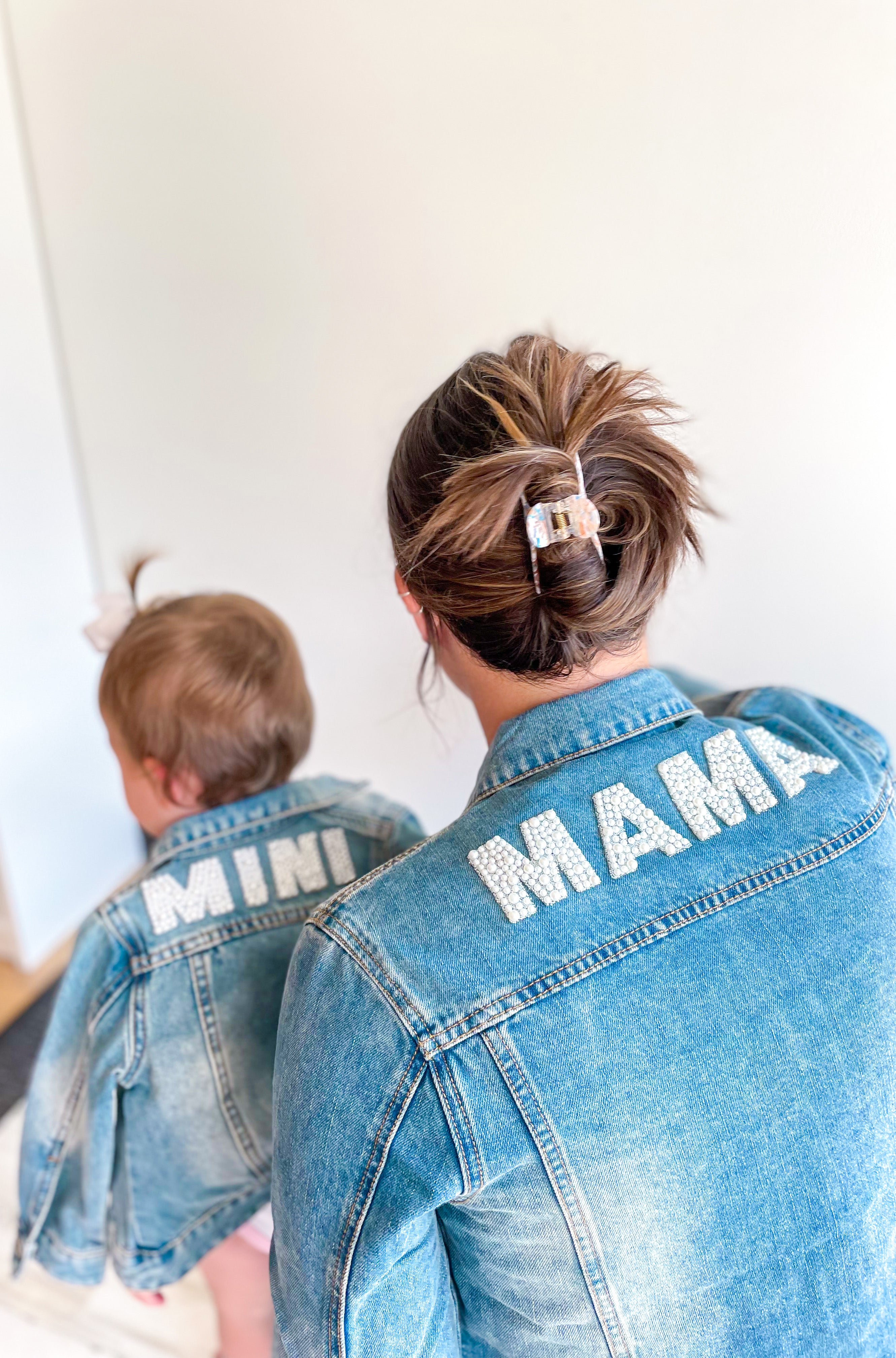 Mama Denim Beaded Jacket